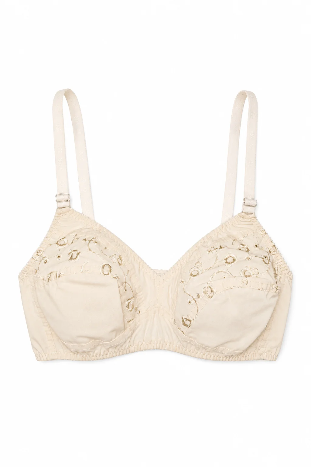 Soft Comfortable Cotton Full Coverage Bra - Skin Product Front view 2