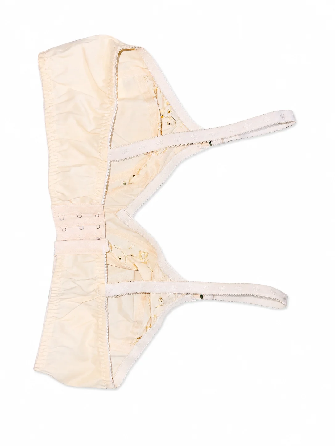 Soft Comfortable Cotton Full Coverage Bra - Skin Product back view 2