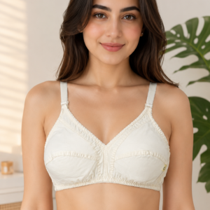 All-Day Comfort Seamless-Fit Wire-Free Cotton Bra – Skin