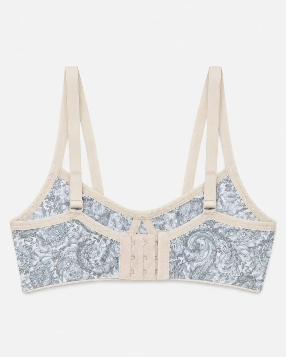 Women Printed Soft Cotton Non-Padded Bra – Premium Daily Comfort Product Back picture