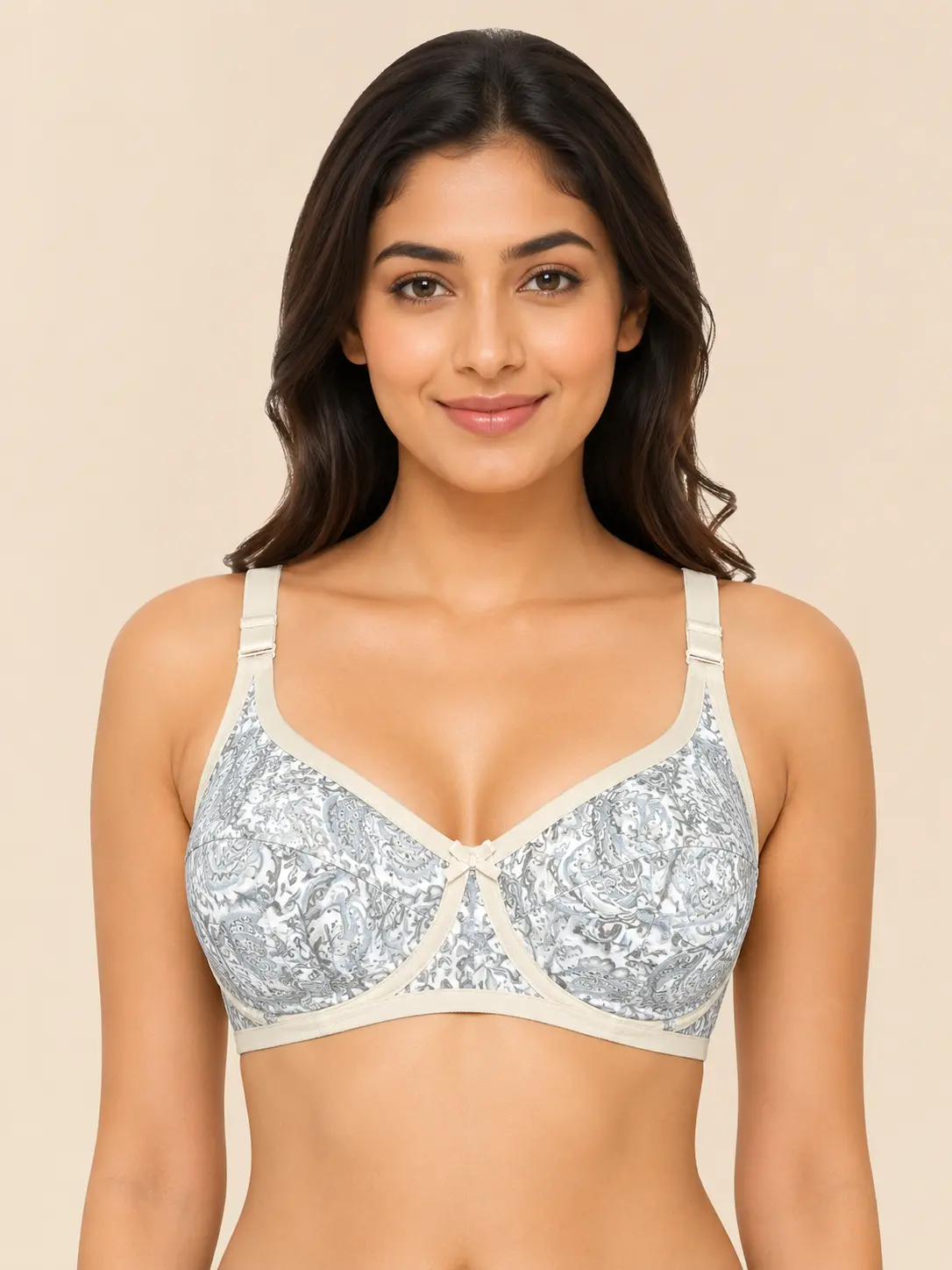 Women Printed Soft Cotton Non-Padded Bra – Premium Daily Comfort Women Wear 2