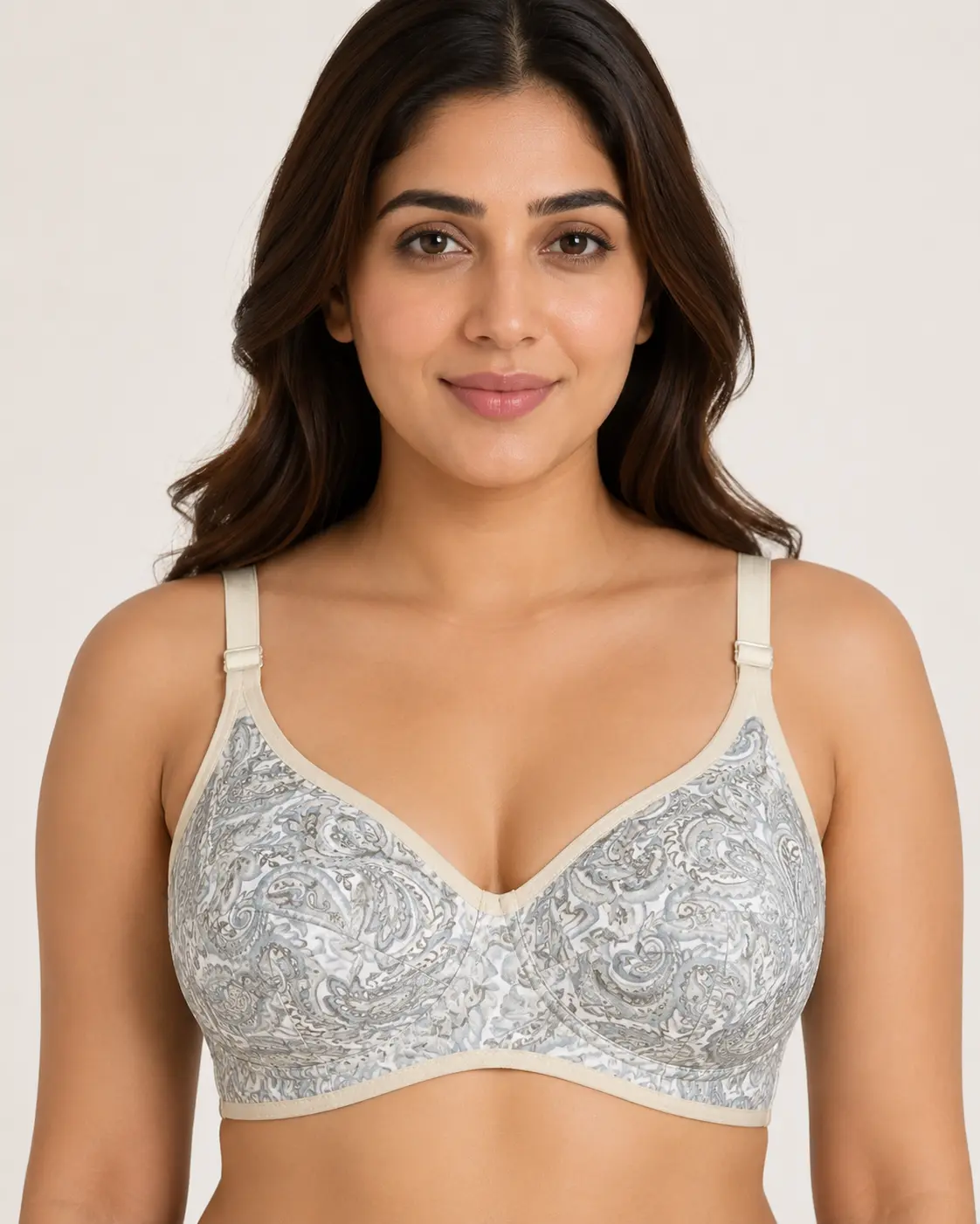 Women Printed Soft Cotton Non-Padded Bra – Premium Daily Comfort Women Wear
