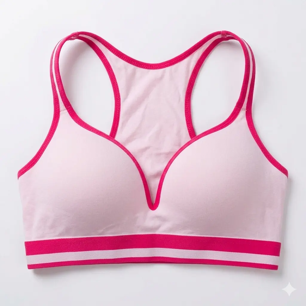 Women’s Elegant Seamless Non-Padded Bra – Comfortable Everyday Support Deep Magenta Product front view