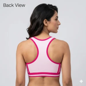 Women’s Elegant Seamless Non-Padded Bra – Comfortable Everyday Support | Deep Magenta back view